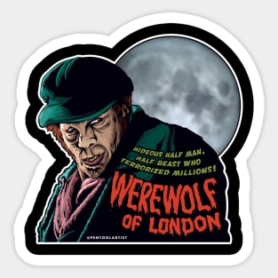 Werewolf of London - Color Version Sticker